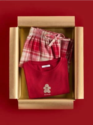 Reserved - Dwuczęściowa piżama - czerwony