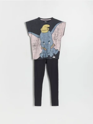 Reserved - Dwuczęściowa piżama Dumbo - ciemnoszary