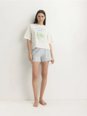 Reserved - Dwuczęściowa piżama - jasnoniebieski