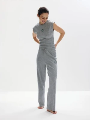 Reserved - Dwuczęściowa piżama - jasnoszary