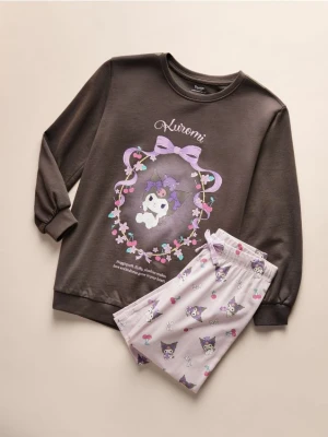 Reserved - Dwuczęściowa piżama Kuromi - ciemnoszary
