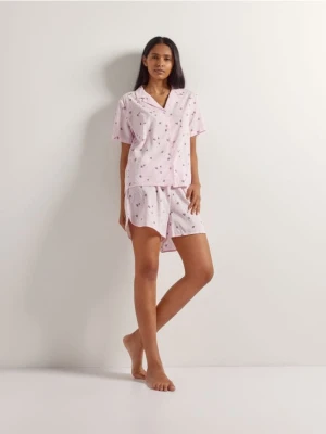 Reserved - Dwuczęściowa piżama - lawendowy