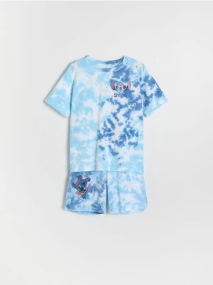 Reserved - Dwuczęściowa piżama Lilo i Stitch - jasnoniebieski