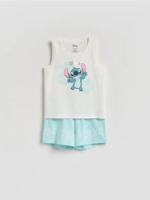 Reserved - Dwuczęściowa piżama Lilo i Stitch - jasnoturkusowy