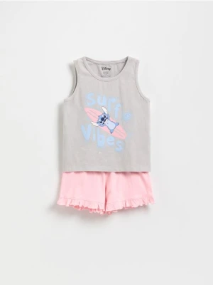 Reserved - Dwuczęściowa piżama Lilo i Stitch - różowy