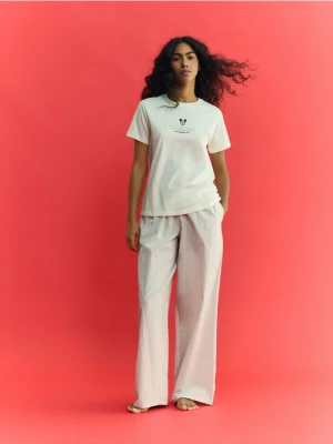 Reserved - Dwuczęściowa piżama Mickey Mouse - beżowy