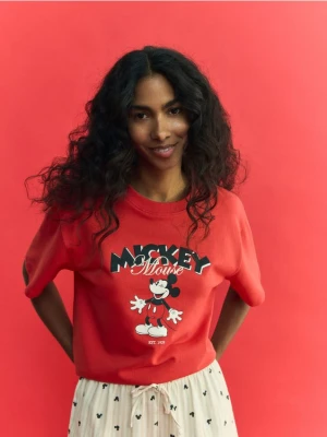 Reserved - Dwuczęściowa piżama Mickey Mouse - czerwony