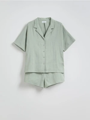 Reserved - Dwuczęściowa piżama - miętowy