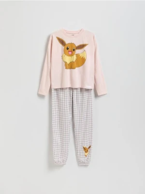 Reserved - Dwuczęściowa piżama Pokémon - pastelowy róż