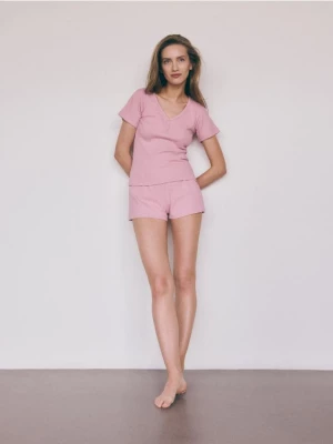 Reserved - Dwuczęściowa piżama - różowy
