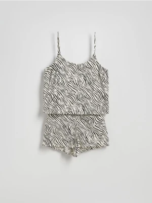 Reserved - Dwuczęściowa piżama w zwierzęcy wzór - wielobarwny