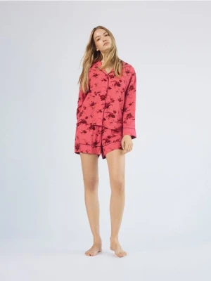 Reserved - Dwuczęściowa piżama we wzory - różowy