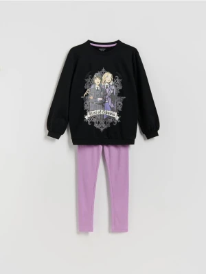 Reserved - Dwuczęściowa piżama Wednesday - czarny