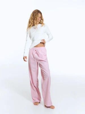 Reserved - Dwuczęściowa piżama z bawełny - różowy
