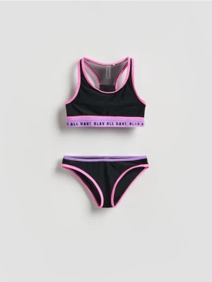 Reserved - Dwuczęściowy strój kąpielowy - czarny