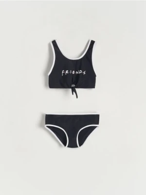 Reserved - Dwuczęściowy strój kąpielowy Friends - czarny