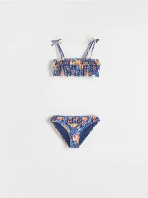 Reserved - Dwuczęściowy strój kąpielowy - granatowy