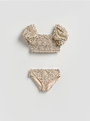 Reserved - Dwuczęściowy strój kąpielowy - kremowy