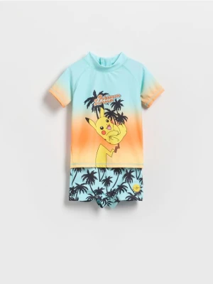 Reserved - Dwuczęściowy strój kąpielowy Pokémon - niebieski