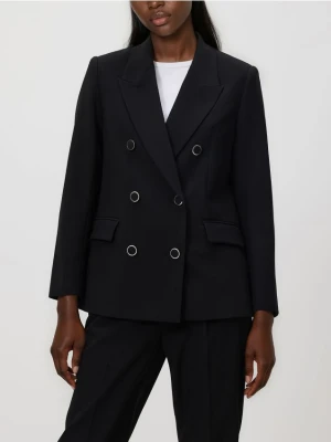 Reserved - Dwurzędowa marynarka - czarny