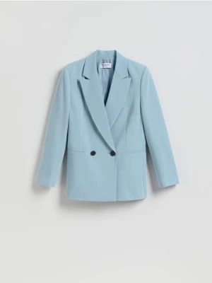 Reserved - Dwurzędowa marynarka - jasnoniebieski