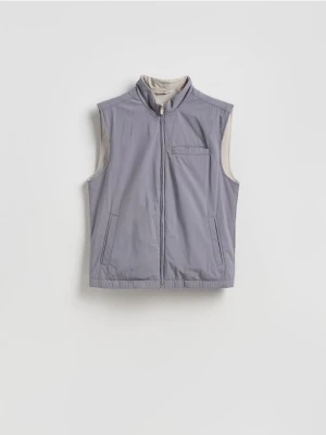 Reserved - Dwustronna kamizelka - granatowy