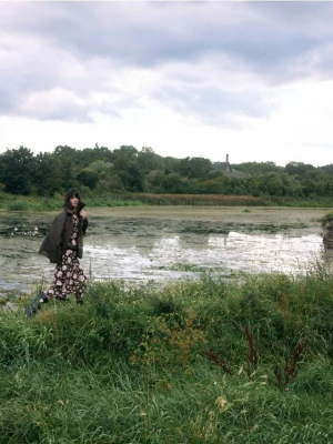 Reserved - Dwustronna kurtka z imitacji skóry - ciemnobrązowy