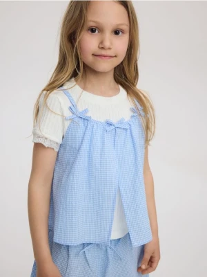 Reserved - Dwuwarstwowa bluzka - wielobarwny