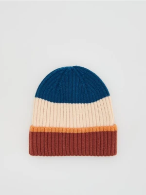 Reserved - Dzianinowa czapka - beżowy