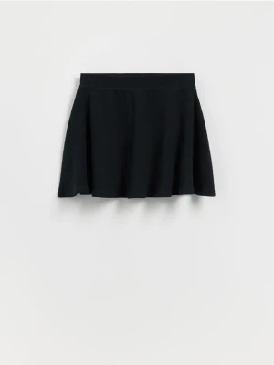 Reserved - Dzianinowa spódnica - czarny