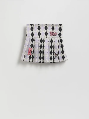 Reserved - Dzianinowa spódnica Kuromi - wielobarwny