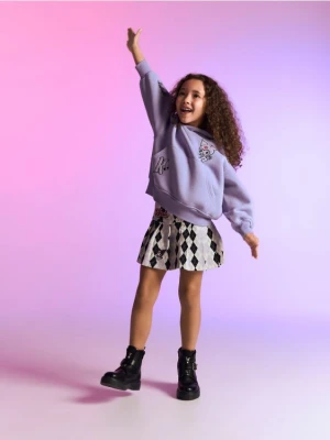 Reserved - Dzianinowa spódnica Kuromi - wielobarwny