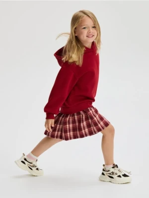 Reserved - Dzianinowa sukienka - bordowy