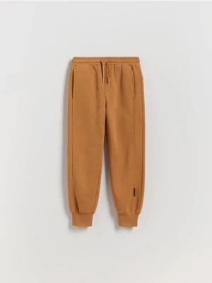 Reserved - Dzianinowe joggery - brązowy