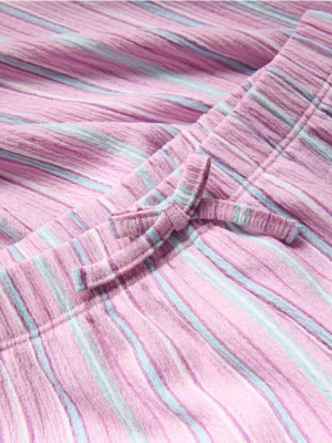 Reserved - Dzianinowe kuloty - fioletowy