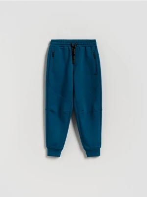 Reserved - Dzianinowe spodnie - jasnoturkusowy