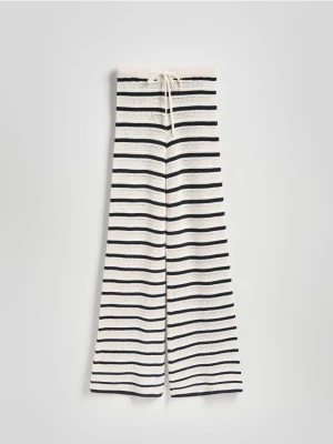 Reserved - Dzianinowe spodnie - wielobarwny