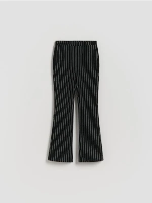 Reserved - Dzianinowe spodnie z wiskozą - czarny