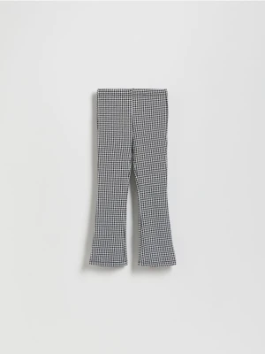 Reserved - Dzianinowe spodnie z wiskozą - wielobarwny