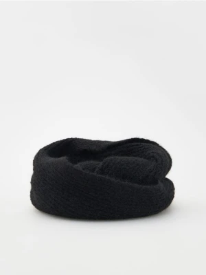 Reserved - Dzianinowy komin - czarny