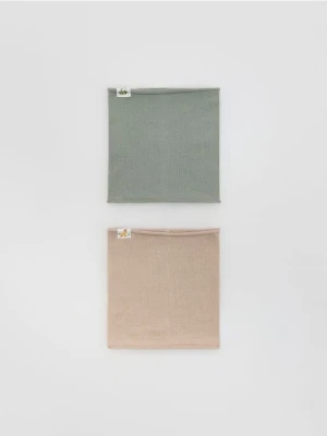 Reserved - Dzianinowy komin z wiskozą 2 pack - wielobarwny