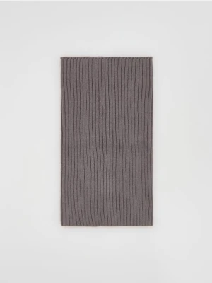 Reserved - Dzianinowy komin z wiskozą - ciemnoszary