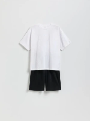 Reserved - Dzianinowy komplet - biały