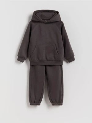 Reserved - Dzianinowy komplet oversize - ciemnoszary