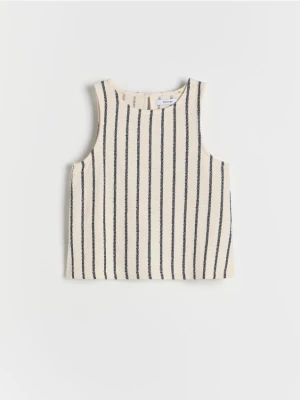 Reserved - Dzianinowy top na ramiączkach - wielobarwny