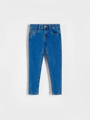 Reserved - Elastyczne jeansy slim - niebieski