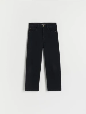 Reserved - Elastyczne jeansy straight - czarny