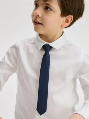 Reserved - Elegancka koszula z krawatem - biały