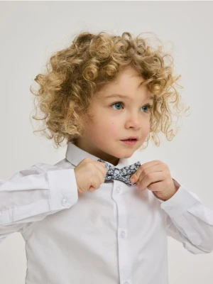 Reserved - Elegancka koszula z muchą - biały