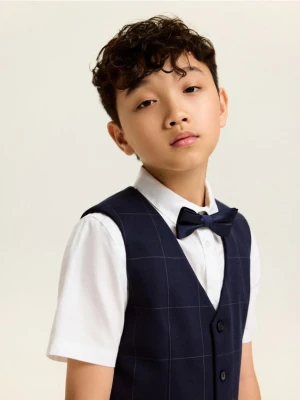 Reserved - Elegancka koszula z muchą - biały